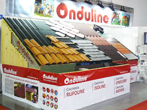 Ондулин представя новости на Българска строителна седмица