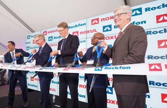 Рокуул Груп откри своята първа фабрика в Северна Америка за Rockfon