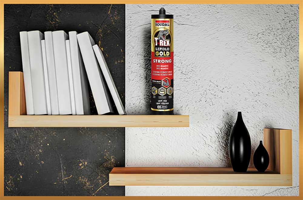 Нова гама хибридни монтажни лепила T-Rex Gold на Soudal