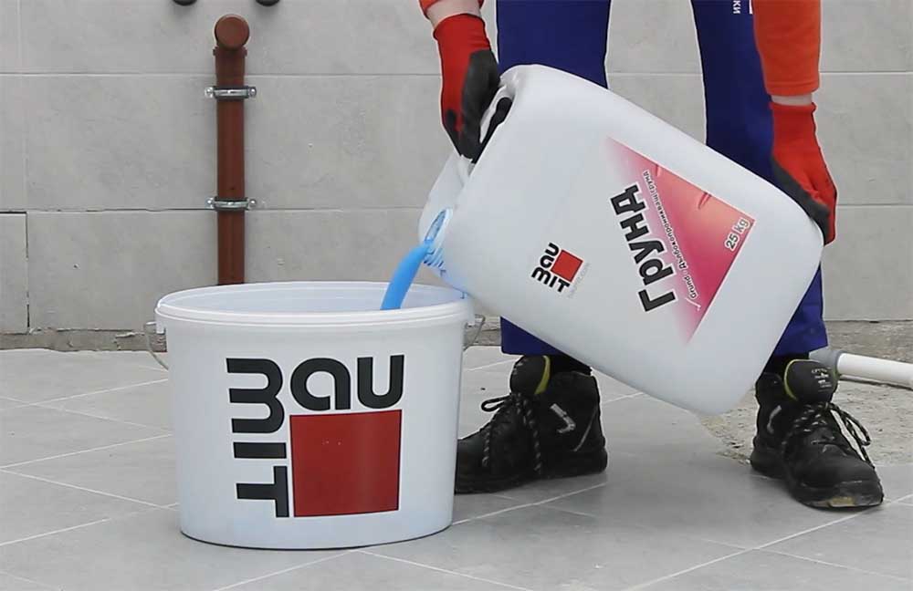 Полагане на бързосвързваща замазка Рапидо 1