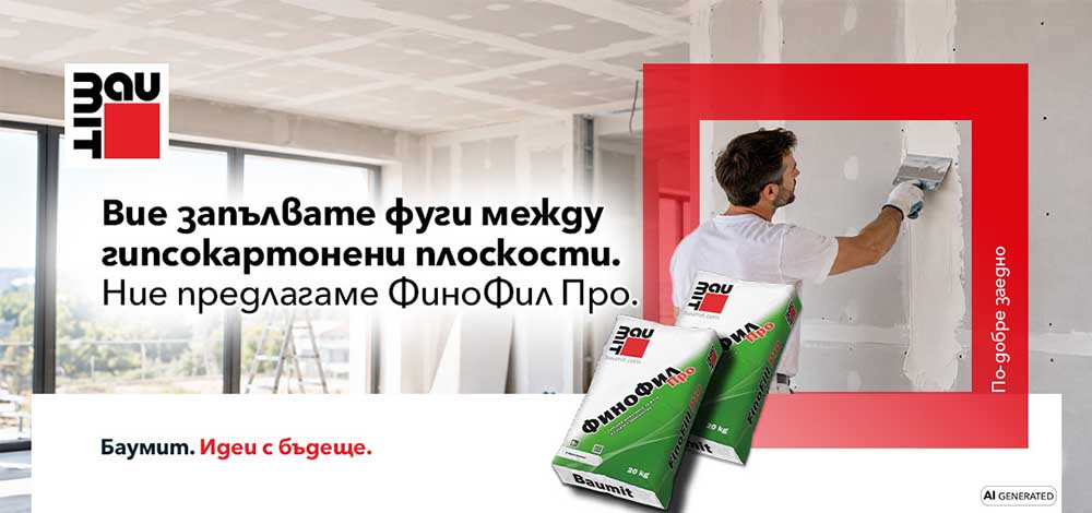 Ново допълнение към гамата от шпакловки на Баумит – ФиноФил Про